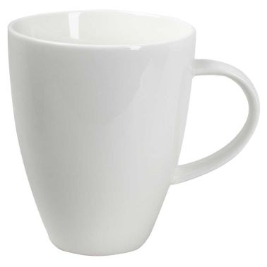 Cana cafea/ceai, 400 ml, portelan, alb, Kubiko/Fala
