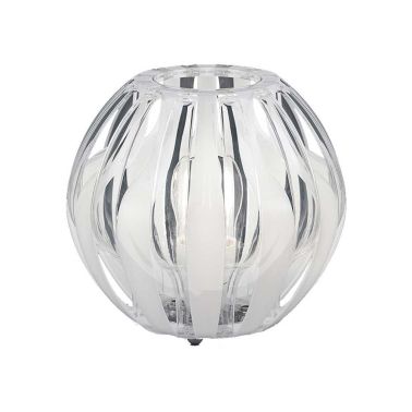 Veioza Pumpkin, d=20 cm, 40 w, alb, e27