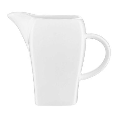 Cana servire lapte, portelan, 180 ml, alb, Fala