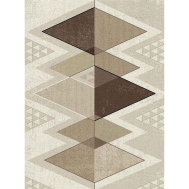 COVOR DIAMOND 3D, DREPTUNGHIULAR, GEOMETRIC, BEJ, MARO, GRI, POLIPROPILENA
