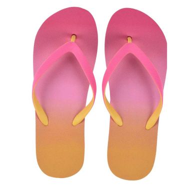 PAPUCI DE PLAJA FLIP-FLOP, ROZ/PORTOCALIU