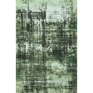 COVOR RYO, DREPTUNGHIULAR, ABSTRACT, VERDE, POLIESTER