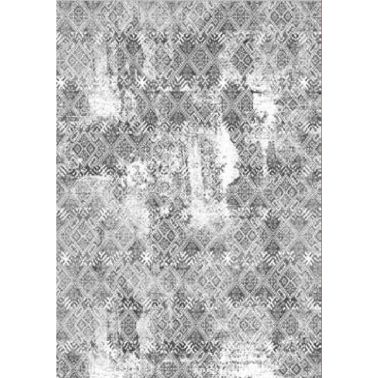 COVOR RYNO, DREPTUNGHIULAR, ABSTRACT, GRI, ALB, POLIESTER