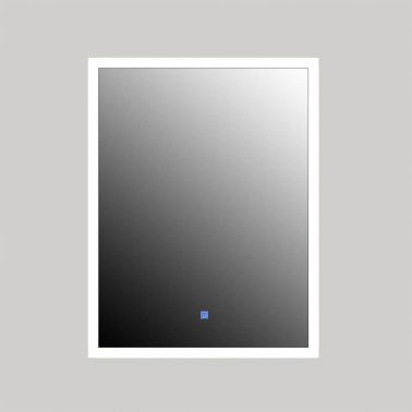 Black Friday - Reduceri oglinda baie anna, dreptunghiulara, 60x80 cm, iluminare led, buton touch Promotie