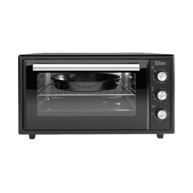 Cuptor electric Zilan ZLN5649, putere 2000W, capacitate 45L, timer, termostat, 3 trepte putere, interior emailat, negru