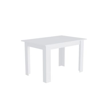 Masa fixa Emma, 120x80x76 cm, culoare alb, pal