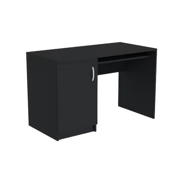 Birou Albert, 120x60x76 cm, 1 usa, culoare antracit, pal 18 mm