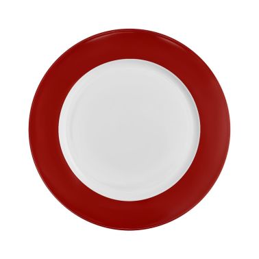 Farfurie desert 19 cm, Aura, portelan, rosu