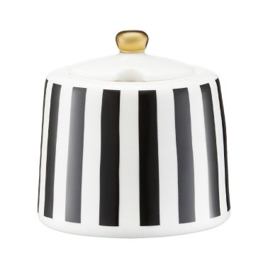 Zaharnita dungi 300 ml, Ribs, portelan, alb, negru