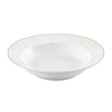 Farfurie adanca 23 cm, Aurelia, portelan, alb