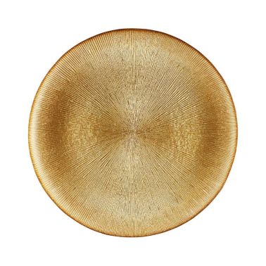 Suport prajituri 27 cm, Serve, sticla, auriu