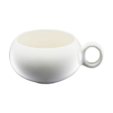 Ceasca 250 ml, Bella, portelan, gri