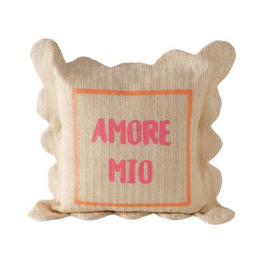 Perna decorativa Mio, 45x45 cm, polyester, crem
