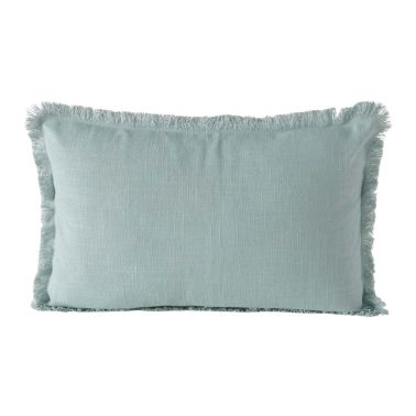 Perna decorativa Nala, 50x30 cm, bumbac, turcoaz