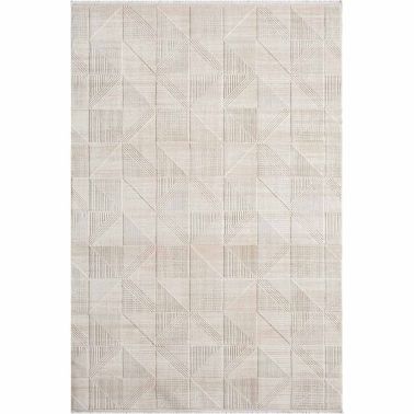 Covor Elex, dreptunghiular, 160x230 cm, poliester, bej