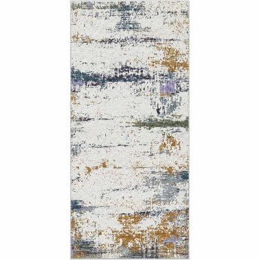 Covor Gastado, dreptunghiular, 80x200 cm, poliester, multicolor
