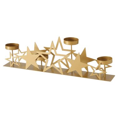 Suport de lumanari Star, 42x6 x12.5 cm