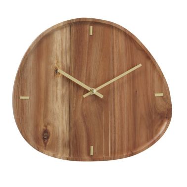 Ceas perete Wood, lemn, 35x30cm