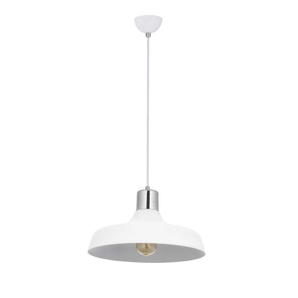 Pendul Steel metal 2134, 36x100 cm, 1xe27, 60 w, alb