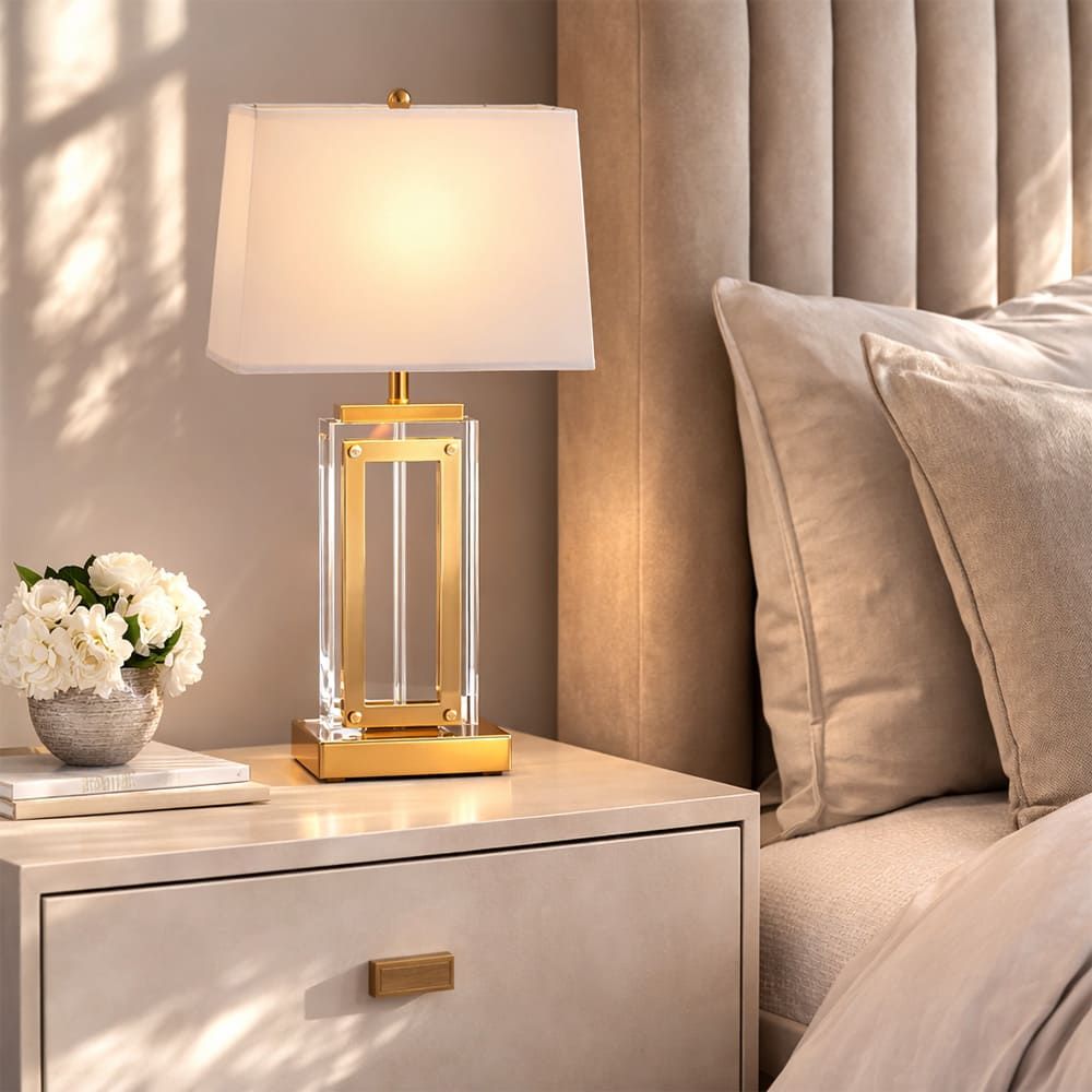 Veioza eleganta pentru dormitor contemporan