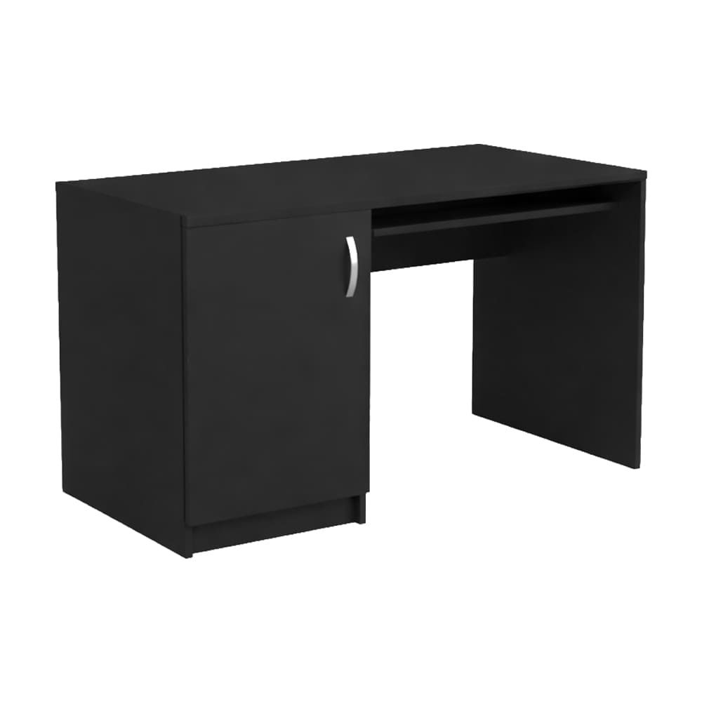 Birou Albert, 120x60x76 cm, 1 usa, culoare antracit, pal 18 mm