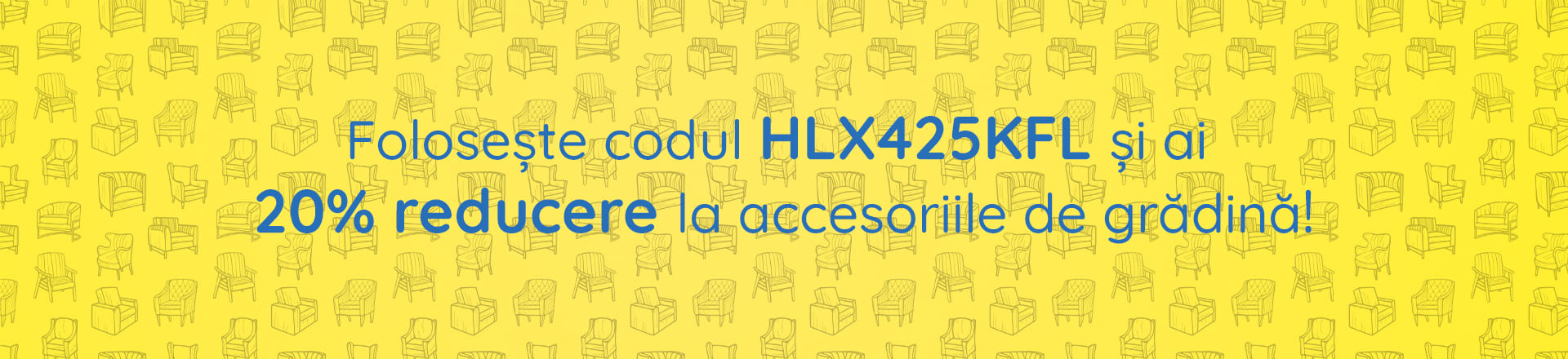 Promotie Homelux: 20% reducere la accesoriile de gradina cu codul HLX425KFL