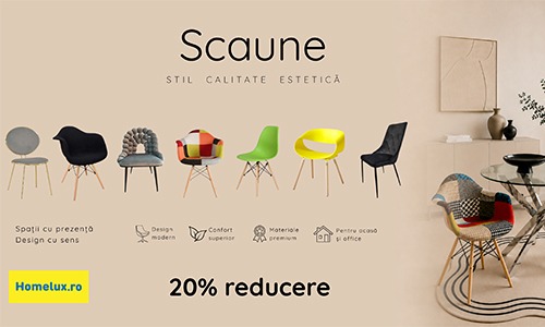 Regulamentul Campaniei '20% reducere la scaune'