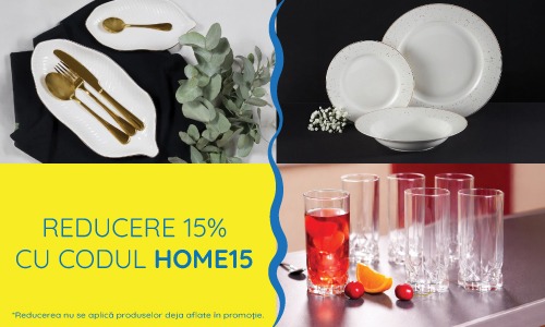 Regulamentul Campaniei '15% reducere cu cod voucher HOME15'